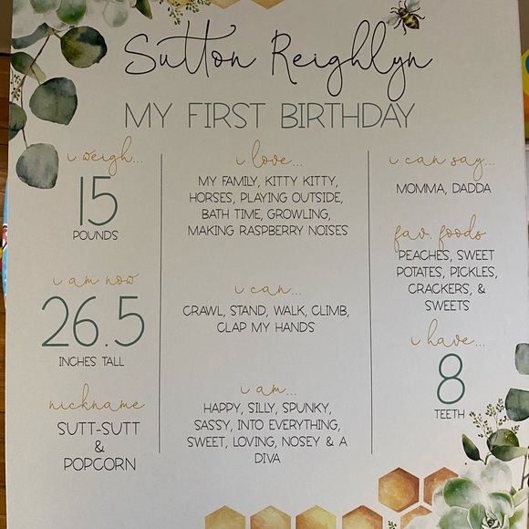 First Birthday Decorations & Supplies - Picture 10 of 10